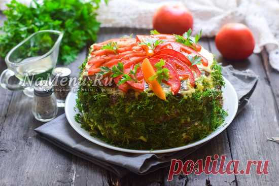 Торт из куриной печени, рецепт с фото очень вкусный