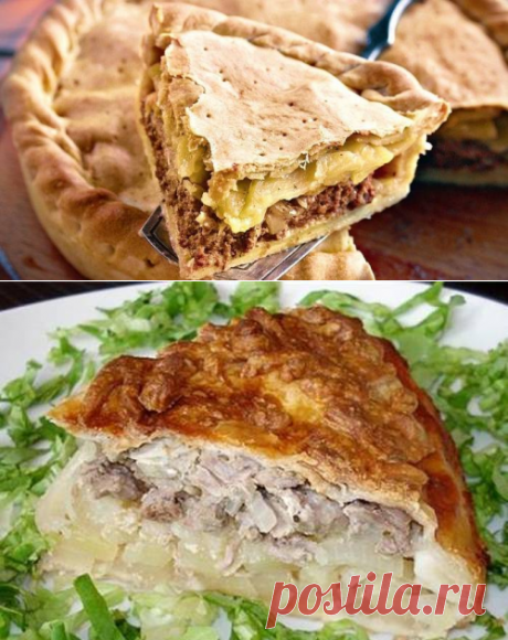 Пирог с картофелем и мясом «Кубете» - рецепт с фото / Простые рецепты