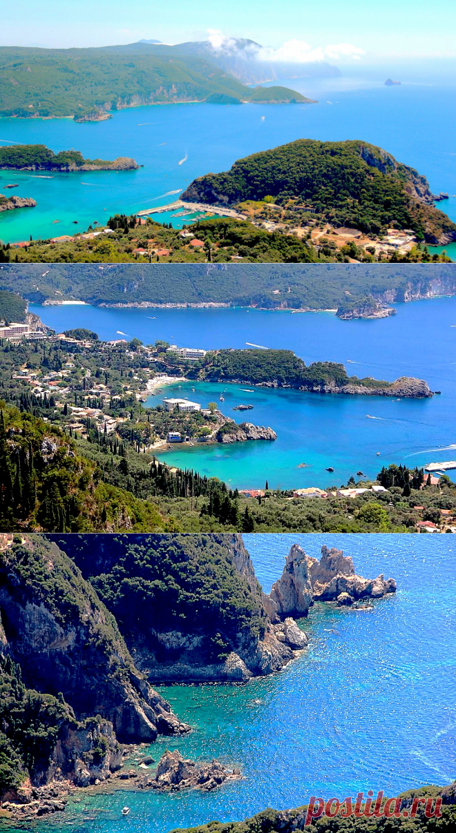 ПАЛЕОКАСТРИЦА... ПОБЕРЕЖЬЕ КОРФУ