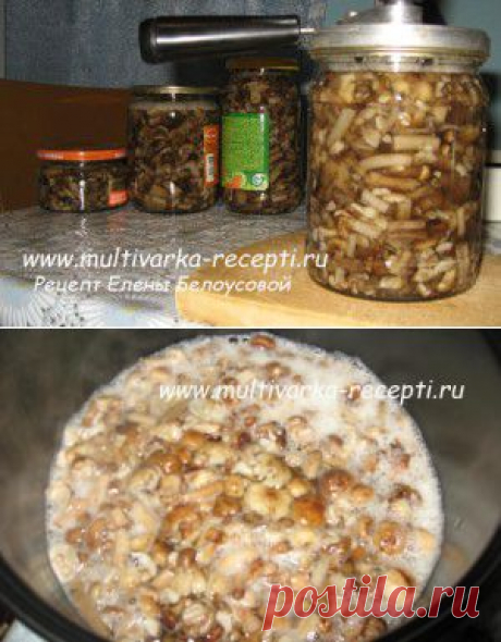 Маринованные грибы в мультиварке |