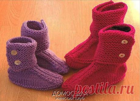 Носки спицами | ДОМОСЕДКА