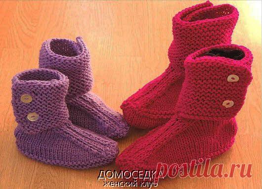 Носки спицами | ДОМОСЕДКА