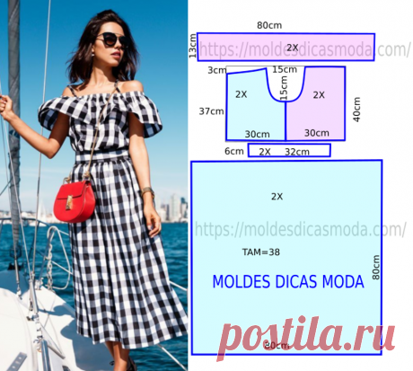 Vestido anos 80 Molde de vestido anos 80 passo a passo Quem não gosta de ter no guarda-roupa um vestido anos 80? Como são peças de roupa mais fáceis de fazer são mais solicitadas pelos seguidores. As medidas da modelagem facilitam a construção aí em casa. A ilustração do molde não