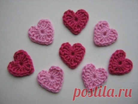 heart# Маленькие сердечки крючком.Сердечко из пряжи+как связать сердечко — Яндекс.Видео