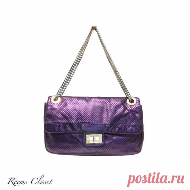 Reems Closet в Instagram: «CHANEL REISSUE METALLIC PURPLE IN PERFORATED LEATHER BAG At A New Price: 3,846 AED  Series: 12 Condition: Excellent Comes with Cover And…» 32 отметок «Нравится», 1 комментариев — Reems Closet (@reemscloset) в Instagram: «CHANEL REISSUE METALLIC PURPLE IN PERFORATED LEATHER BAG At A New Price: 3,846 AED  Series: 12…»