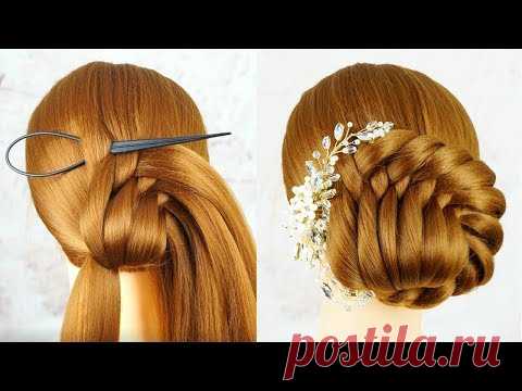 Penteado fácil para iniciantes passo a passo - truques e truques de penteados | Penteados Casamento