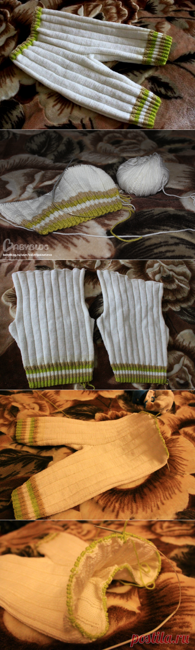 Штанишки для малыша или малышки. автор МК: Валерия