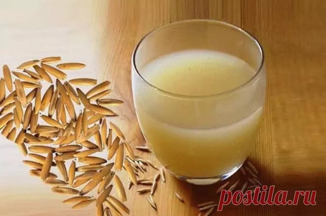 Отвар овса.