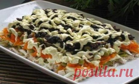 Салат «Царский». Потрясающий, праздничный салат