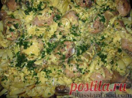 Рецепт: Слоеная картошка "На все случаи жизни" на RussianFood.com