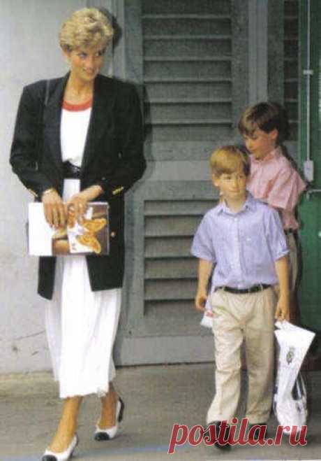 Princess Diana, Prince William and Prince Harry