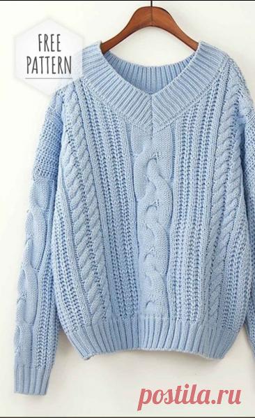 Knitted Blouse Free Pattern