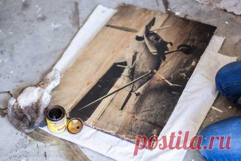 Как перенести фотографию на дерево (Diy) / Материалы, техники и инструменты / ВТОРАЯ УЛИЦА