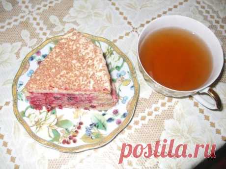 Домашний клюквенный торт с клюквой рецепт с фото пошагово - 1000.menu