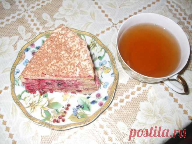 Домашний клюквенный торт с клюквой рецепт с фото пошагово - 1000.menu