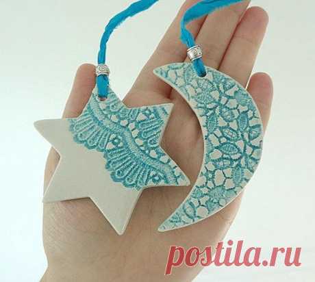 Лепка из глины. Кружевные сердечки. | Уроки гончарного дела