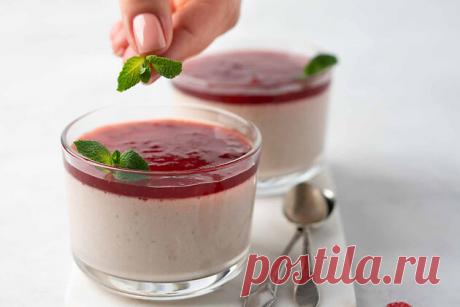 Панна-котта без сахара