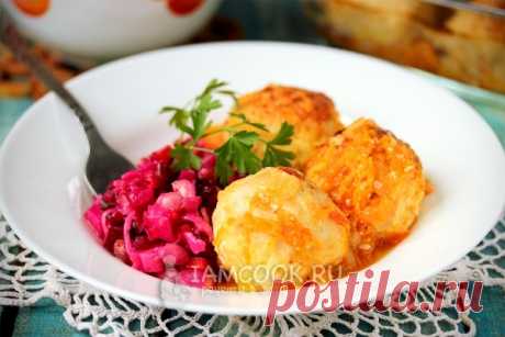 Тефтели из куриного фарша с рисом в духовке — рецепт с фото пошагово