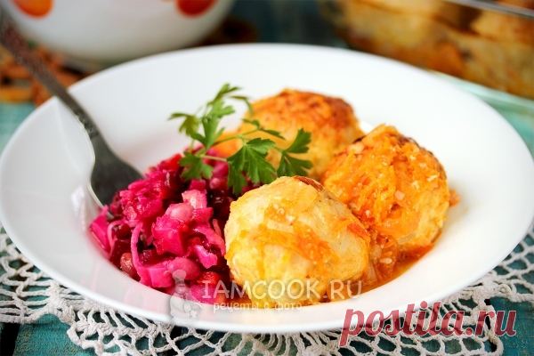 Тефтели из куриного фарша с рисом в духовке — рецепт с фото пошагово