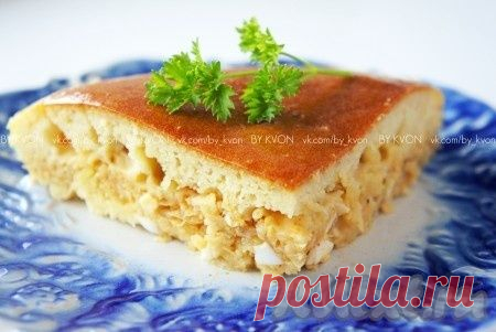 Капустный пирог на кефире.