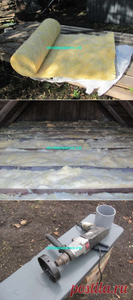 Утепление потолка в курятнике