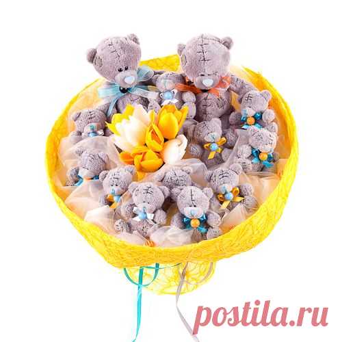 Полный ассортимент на сайте http://www.цветы-шары-доставка.рф/buket-iz-igrushek/