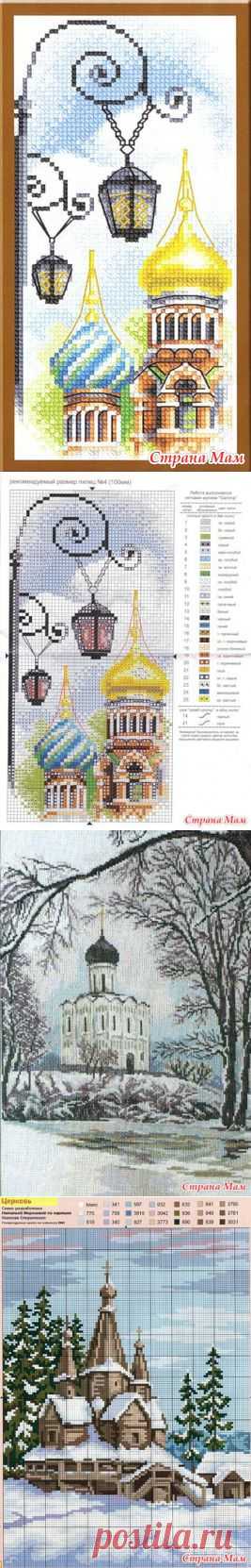 Делюсь схемами церквей
