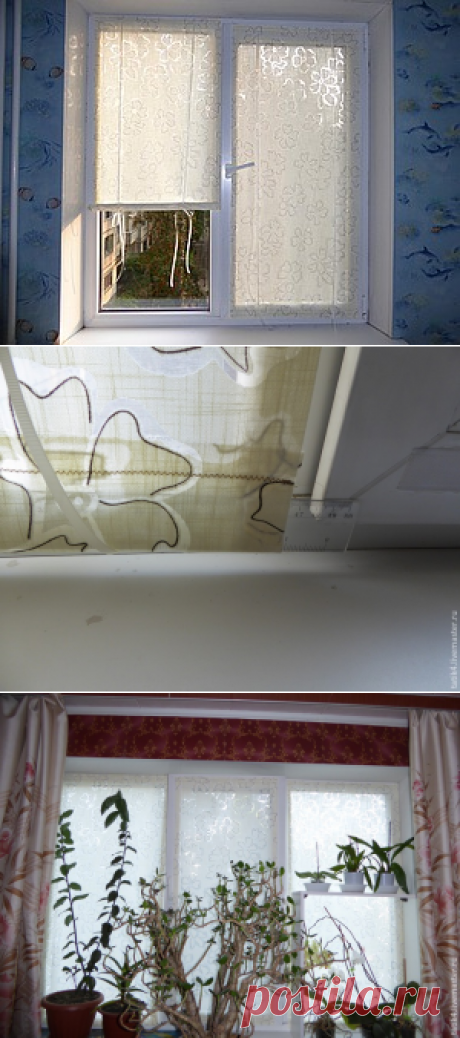 Делаем оконные шторки на липучках - Ярмарка Мастеров - ручная работа, handmade