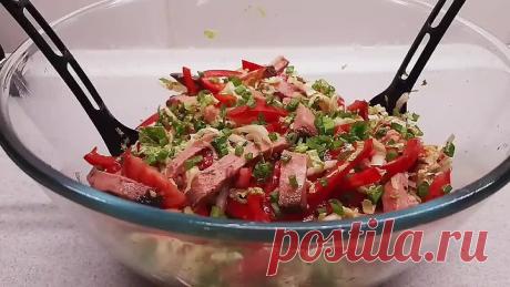 Любимый легкий и быстрый салат с медом к любому празднику