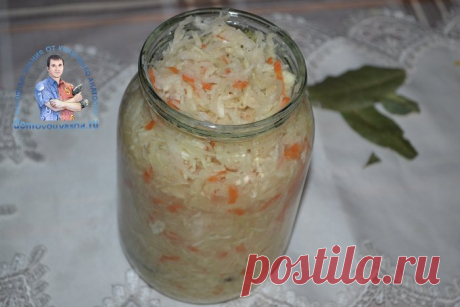 Вкусная квашеная капуста в литровой банке. Рецепт наш семейный, проверенный годами | Народные знания от Кравченко Анатолия