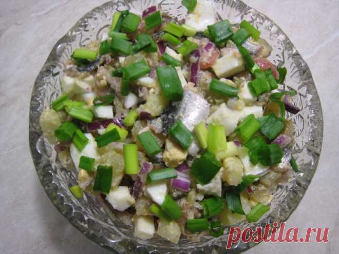 Легендарный салат с солёной килькой. Незаслуженно забытый рецепт вкусной закуски пошагово с фото. | STASNET | Яндекс Дзен
