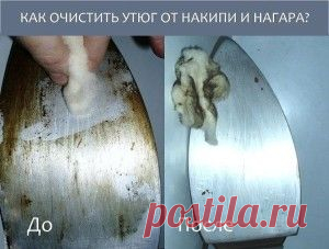 Как очистить утюг | Вкусные рецептики