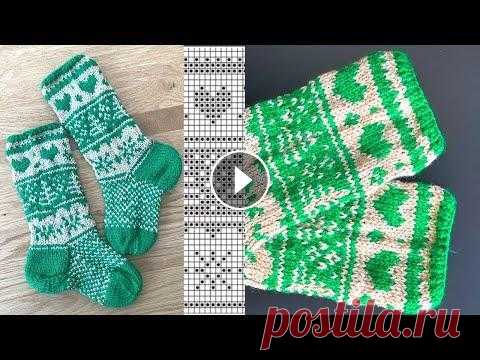 Жаккард по схеме! Урок для начинающих #knittingtutorialforbeginners #knittingsocks #вязаныеноски) #вязаниеспицами #узорыспицами #вязаниедляначинающих #вязаниемк #вязаныеноски Предлагаю Вам связать вот такой вот супер-легкий узор для носков. Я вяжу ...
