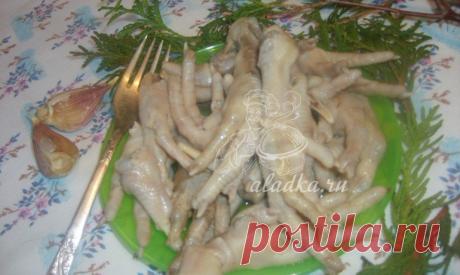 Рецепт с чесноком из куриных лапок приготовить правильно с фото
