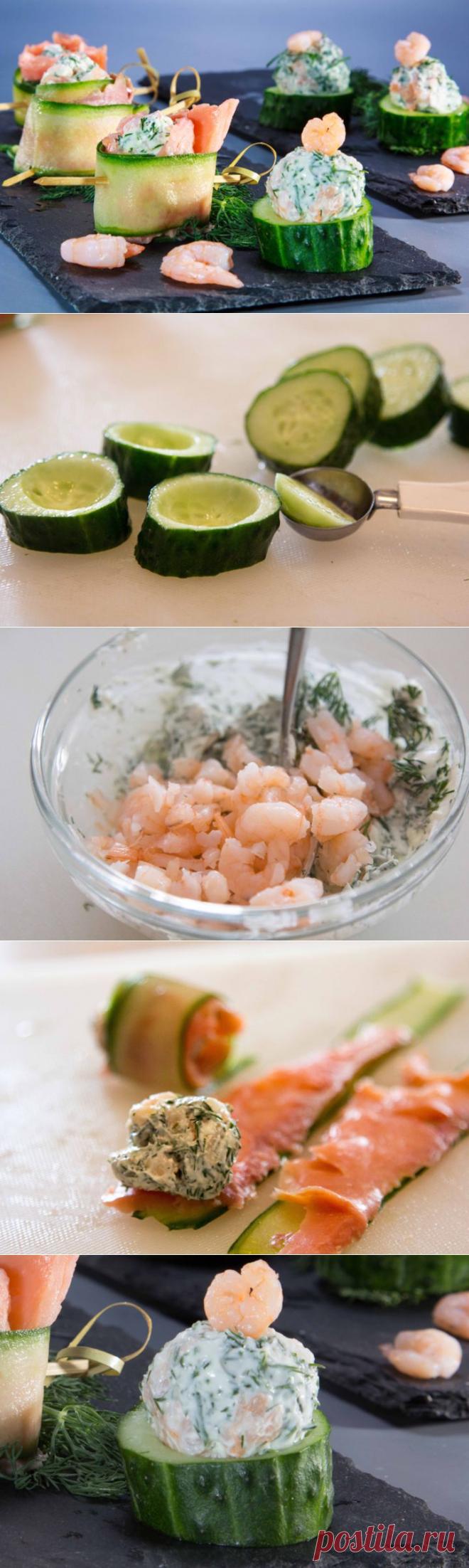 Огуречные роллы и "пеньки" | БУДЕТ ВКУСНО!
Альтернатива традиционным суши - легко, по-летнему!  Будет вкусно!
Ингредиенты:  1 шт. огурец,   100 г -  сыр творожный,  50 г-  креветки,   1 пучок укроп,   50 г лосось (соленый, нарезка),   по вкусу перец ,  по вкусу  соль