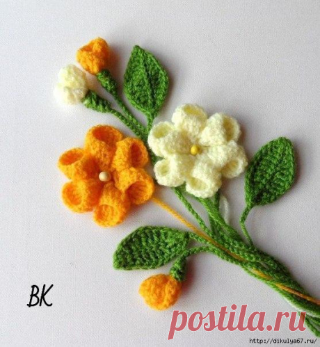 Вязаная аппликация