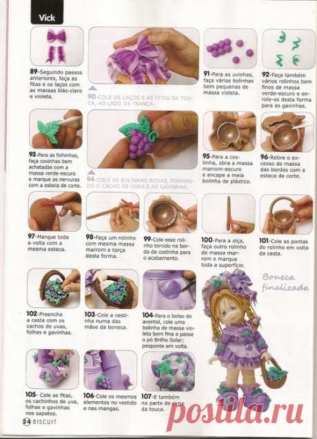 Лепка красивых кукол с фото