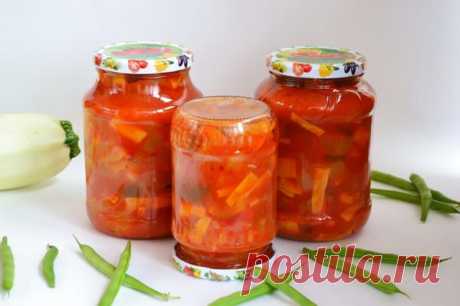 Салат кабачковый на зиму