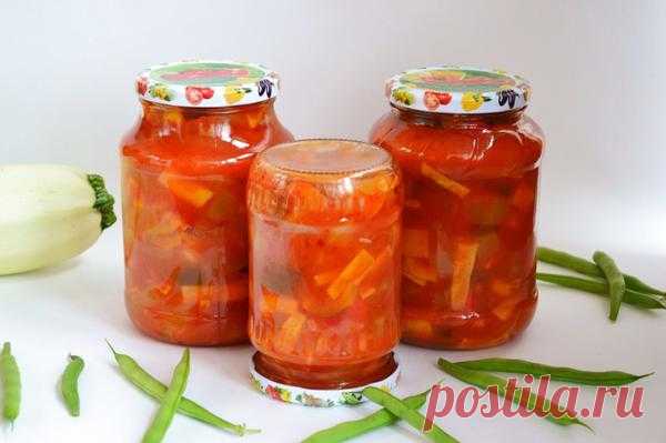 Салат кабачковый на зиму