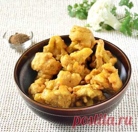 Жареная цветная капуста в кляре
Отличный рецепт приготовления вкусной жареной цветной капусты в кляре.