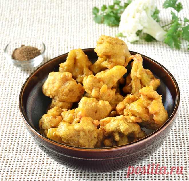 Жареная цветная капуста в кляре
Отличный рецепт приготовления вкусной жареной цветной капусты в кляре.