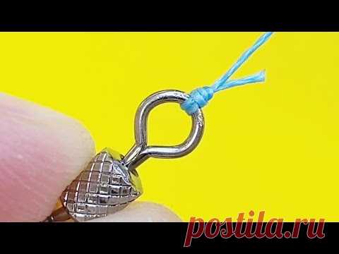 95% рыболовов вяжут этот узел НЕПРАВИЛЬНО. Как связать узел ПАЛОМАР. Рыболовный узел palomar knot - используется для плетенки или флюрокарбоновой лески. Как привязать вертлюжок к основной леске - нужно знать обязательно, самые распространенные рыболовные узлы для привязывания вертлюжка являются обязательным элементом знания каждого, уважающего себя, рыболова