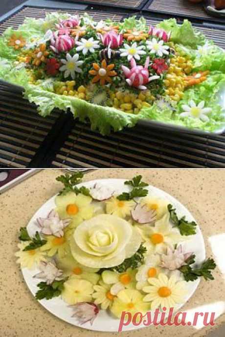 КАРВИНГ. УКРАШАЕМ САЛАТЫ | Домашний ресторанчик