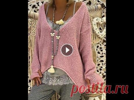 Новые Модели Вязаных Свитеров Спицами - 2019 / New Models Of Knitted Sweaters Knitting Медитация очищения энергии. Дружба с Ветром / Energy purification meditation -...