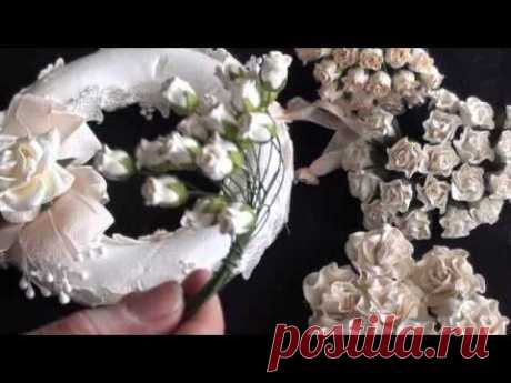 ▶ Wild Orchid Crafts - Flower Wreath Tutorial - YouTube