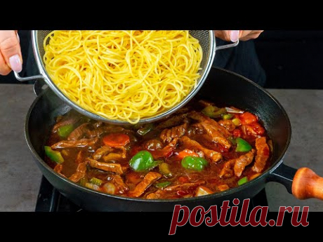 Такой вкусной пасты, приготовленной таким способом, вы еще не пробовали!
