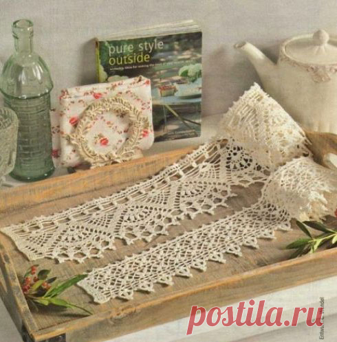 Antique Style Crochet Edge - Diagram Only ⋆ Crochet Kingdom