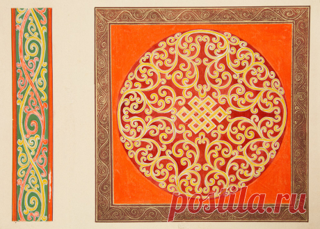 этнические орнаменты » Традиционный монгольский орнамент