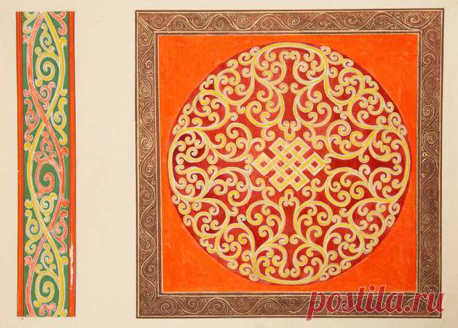 этнические орнаменты » Традиционный монгольский орнамент