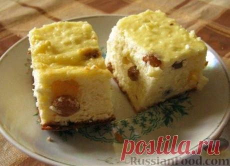 Рецепт: Домашняя творожная запеканка на RussianFood.com